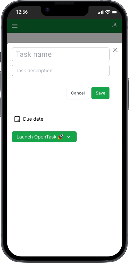 New Task Dialog Page
